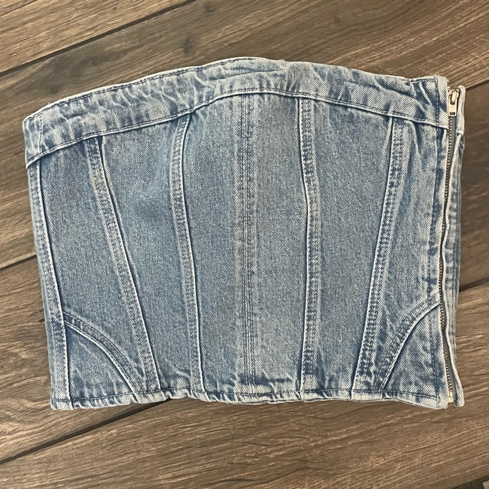 Zara jean strapless top